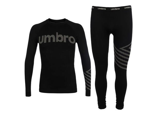 UMBRO Core Underwear Set J Svart 128/140 Underställ junior 2-delar
