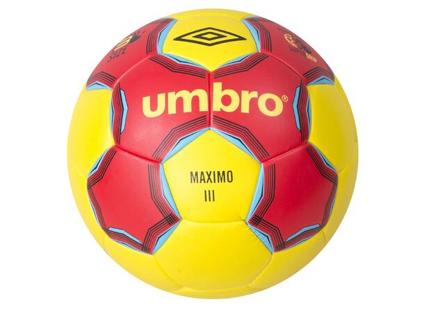 UMBRO Maximo Handboll III Gul/Röd 3 IHF godkänd matchboll