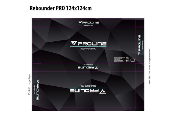 PROLINE Rebounder Pro 124x124cm Träningsmål 124x124cm 