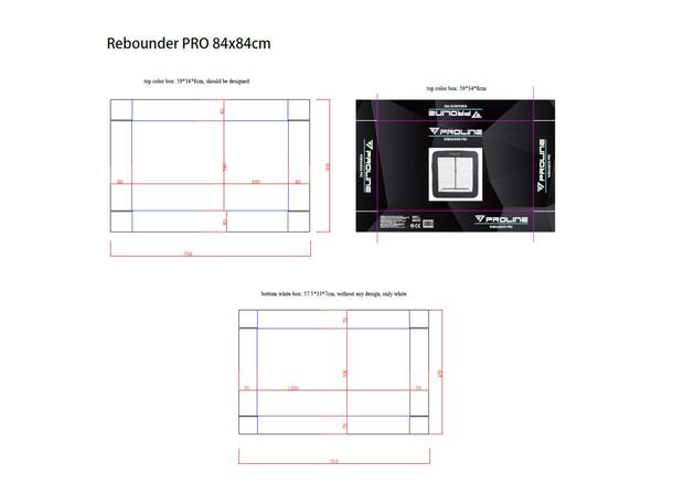 PROLINE Rebounder Pro 84x84 cm Träningsmål 84x84cm 