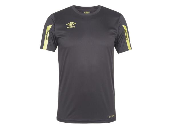UMBRO Core SS Jersey Jr Svart/Gul 128 Spelartröja kort ärm 