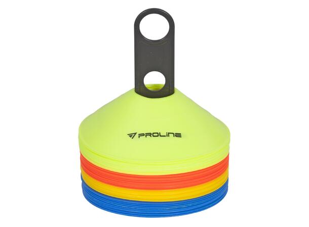 PROLINE Disc Cones Set 40-p Träningskonor 40-pack mixade färger