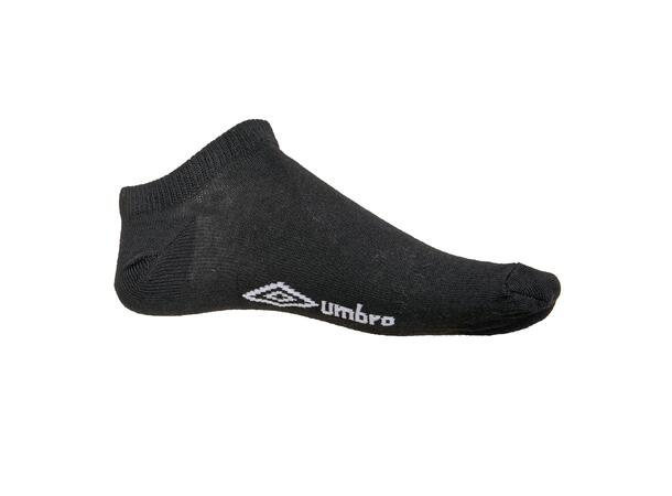 UMBRO Core Slip In Socks 3-P Svart 30-34 Korta sockar utan skaft 