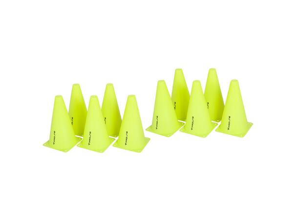 PROLINE Cones 23 cm 10p Gul Träningskonor 10-pack