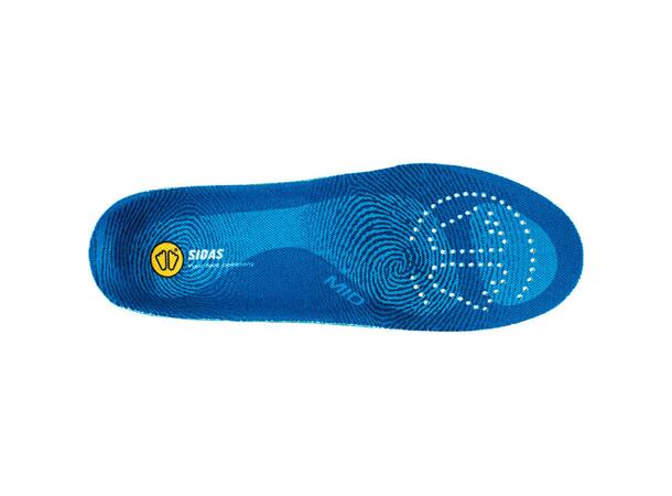 SIDAS 3FEET® MID Blå L Formade iläggsulor för medelhöga fotvalv