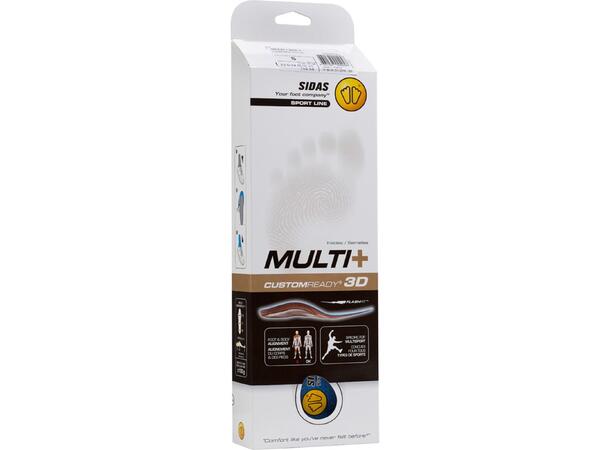 SIDAS MULTI+ Blå XL Formade sulor för sport 