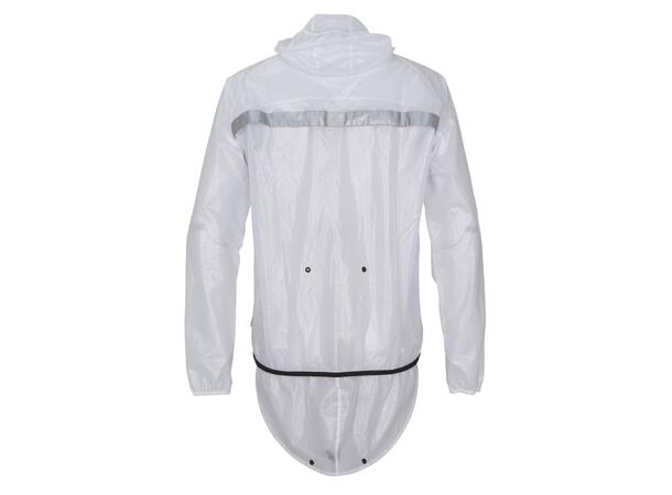 FIBRA Elite Bike Rain Jacket Vit L Regnjacka cykling 