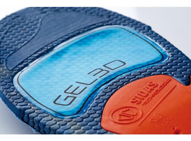 SIDAS 3D CUSHIONING GEL Blå L Formade iläggssulor med gel 