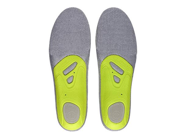 SIDAS 3FEET MERINO MID Grön S Formade iläggssulor medelhögt fotvalv 