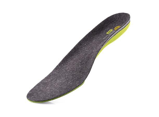SIDAS 3FEET MERINO MID Grön S Formade iläggssulor medelhögt fotvalv 
