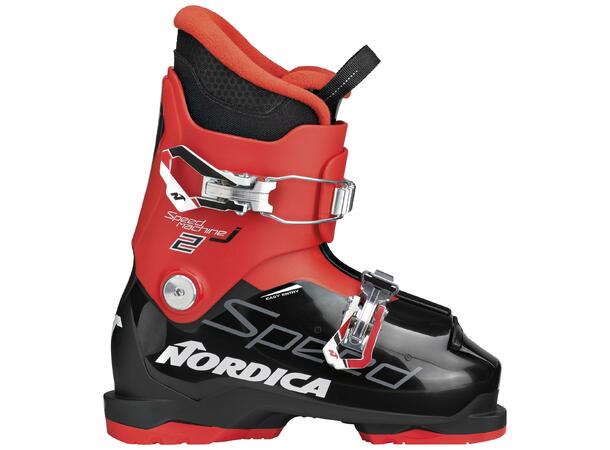 NORDICA SPEEDMACHINE J 2 Svart/Röd 205 Pjäxa junior 2 spännen 