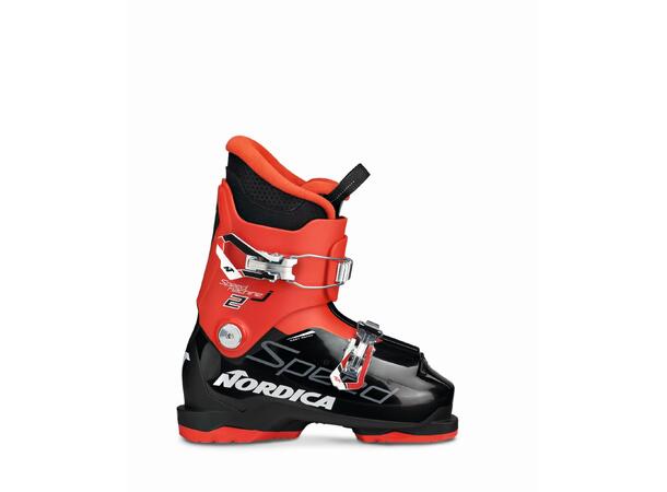 NORDICA SPEEDMACHINE J 2 Svart/Röd 205 Pjäxa junior 2 spännen 