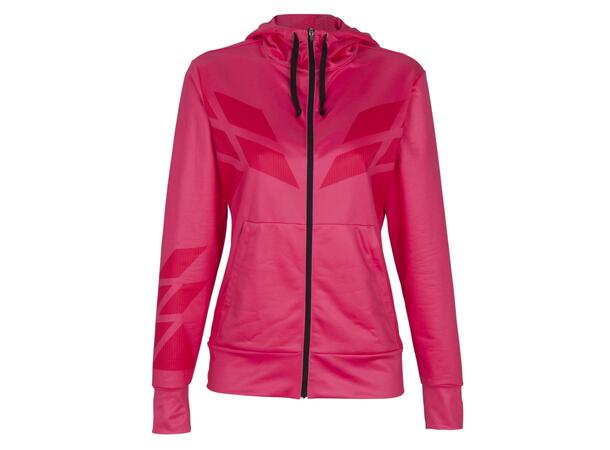 FIBRA Sync Hood Zip W Rosa L Träningströja dam 