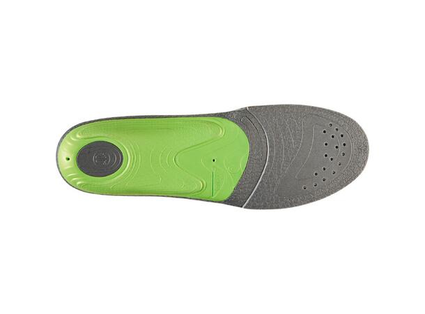 SIDAS 3FEET SLIM MID Grön M Formade sulor för medelhöga fotvalv