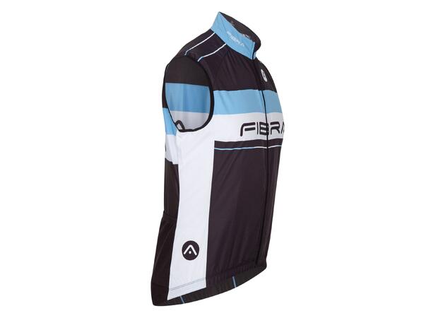 FIBRA Elite Bike Wind Vest Svart XL Vindtät cykelväst 