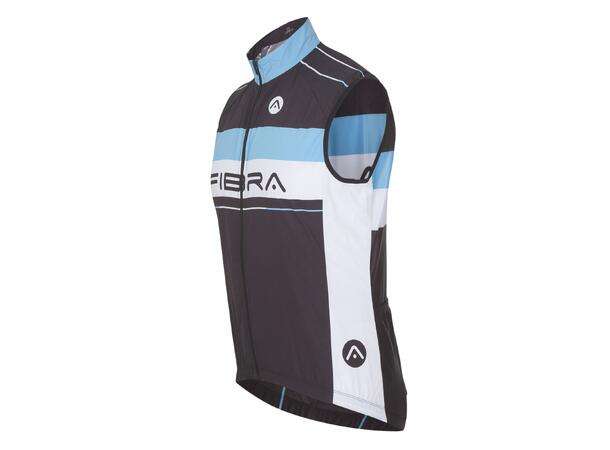 FIBRA Elite Bike Wind Vest Svart XL Vindtät cykelväst 