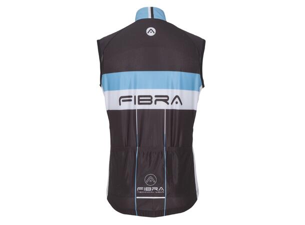 FIBRA Elite Bike Wind Vest Svart XL Vindtät cykelväst 