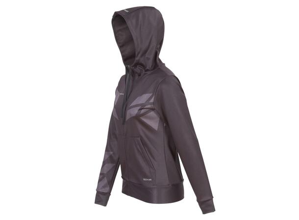 FIBRA Sync Hood Zip W Svart XS Träningströja dam 