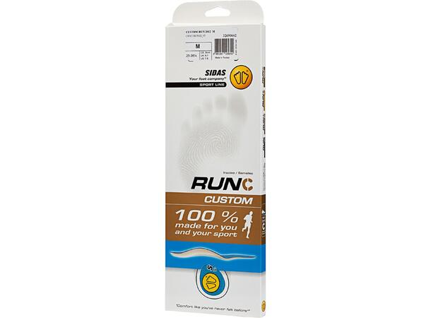SIDAS RUN CUSTOM Blå XXL Custom-sulor löpning 