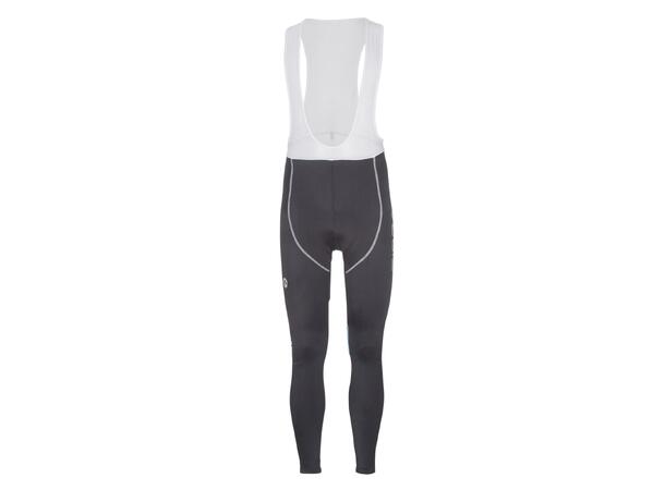 FIBRA Elite Bike Long Tights Svart L Långa cykelbyxor med hängslen 