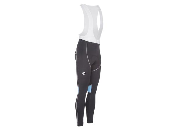 FIBRA Elite Bike Long Tights Svart L Långa cykelbyxor med hängslen 