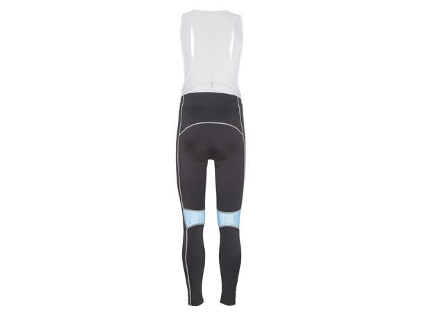 FIBRA Elite Bike Long Tights Svart L Långa cykelbyxor med hängslen 