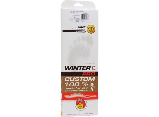 SIDAS WINTER C PRO Röd L Custom-sulor vinter 