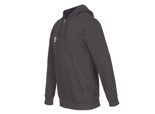 UMBRO Basic Hood Jacket Jr Svart 152 Luvtröja med dragkedja junior 
