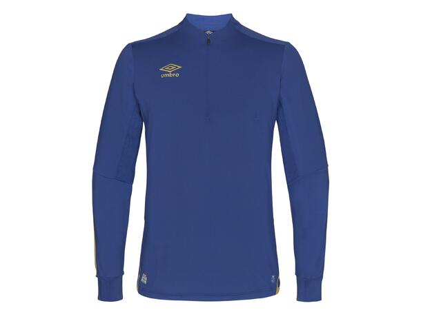 UMBRO UX Elite Half Zip Blå/Gul XS Träningströja med krage 