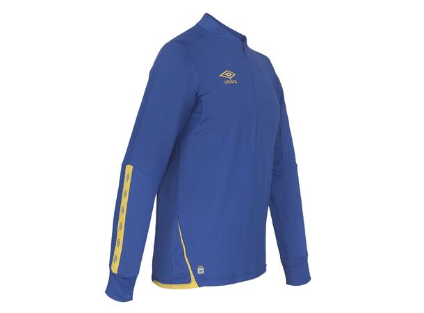 UMBRO UX Elite Half Zip Blå/Gul XS Träningströja med krage 