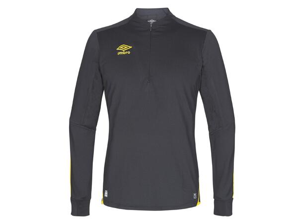 UMBRO UX Elite Half Zip Svart/Gul XS Träningströja med krage 