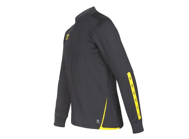 UMBRO UX Elite Half Zip Svart/Gul XS Träningströja med krage 