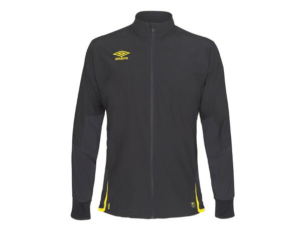 UMBRO UX Elite Trn Jkt Svart/Gul XS Vindtät träningsjacka 