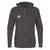 UMBRO Basic Hood Jacket Jr Svart 128 Luvtröja med dragkedja junior 
