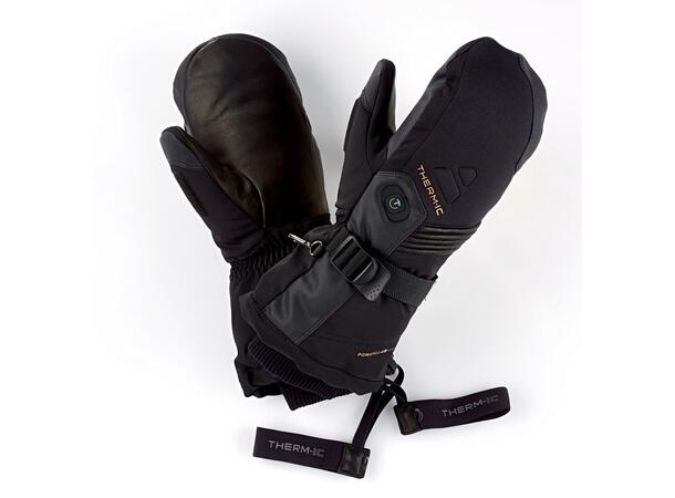 THERM-IC ULTRA HEAT MITTEN MEN Svart L Tumvantar med batteri & laddkabel, herr 