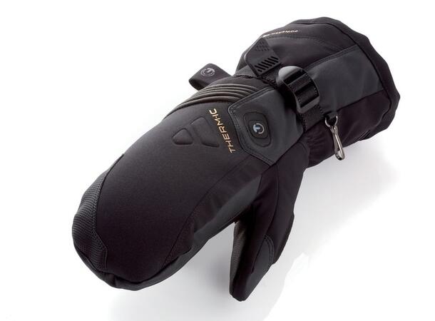 THERM-IC ULTRA HEAT MITTEN MEN Svart L Tumvantar med batteri & laddkabel, herr 