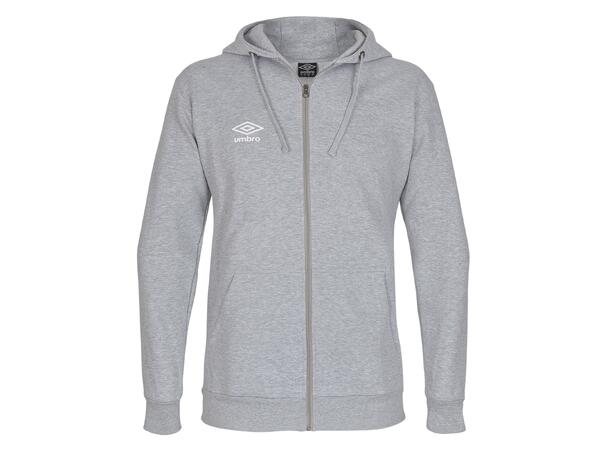 UMBRO Basic Hood Jacket Grå XS Luvtröja med dragkedja 