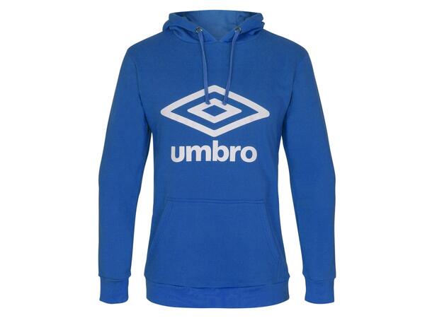 UMBRO Basic Logo Hood Jr Blå 140 Luvtröja med stor logo junior 