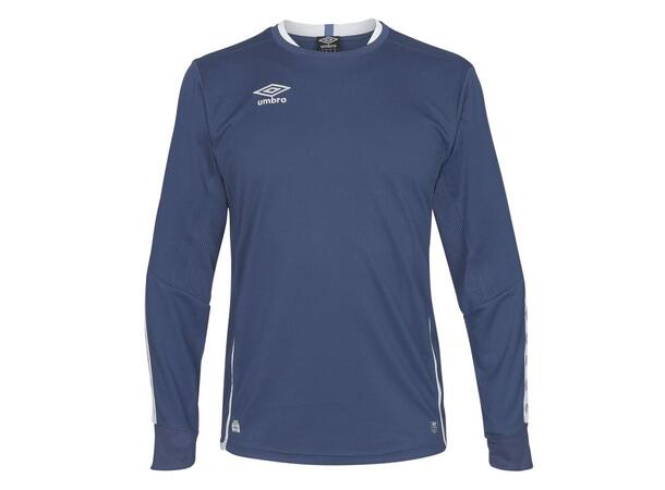 UMBRO UX Elite LS Jsy Jr Marin/Vi 128 Matchtröja lång ärm 