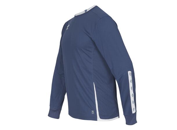 UMBRO UX Elite LS Jsy Jr Marin/Vi 128 Matchtröja lång ärm 