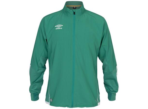 UMBRO UX Elite Trn Jkt Jr Grön/Vit 152 Vindtät träningsjacka 