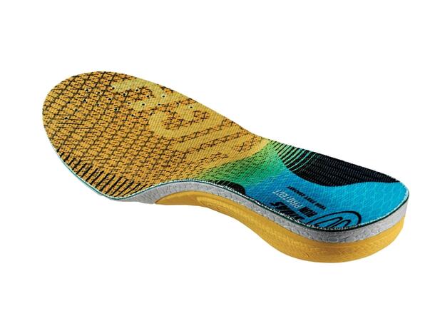 SIDAS 3FEET RUN PROTECT HIGH Gul XXL Formade iläggssulor högt fotvalv 