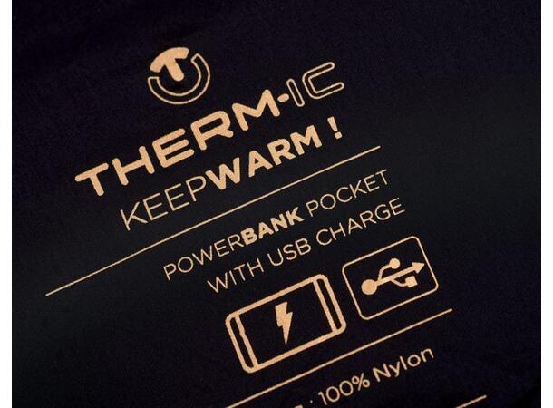 THERM-IC POWER VEST HEAT MEN Svart 3XL Värmeväst (inkl U-pack, exkl.Powerbank) 