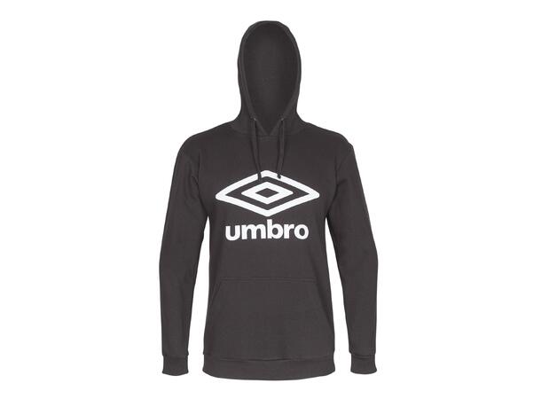 UMBRO Basic Logo Hood Svart XS Luvtröja med stor logo
