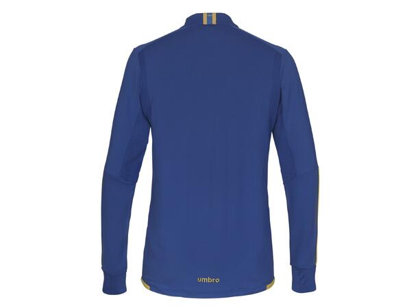 UMBRO UX Elite Half Zip Jr Blå/Gul 128 Träningströja med krage junior 