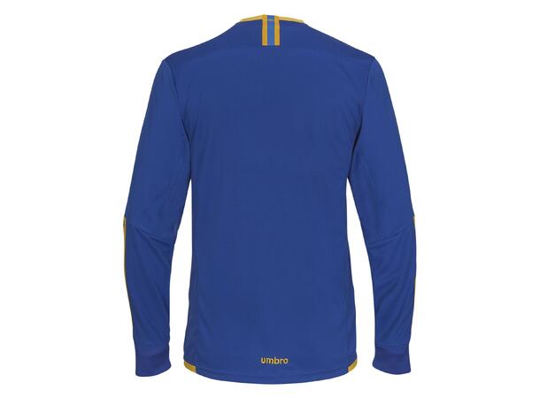 UMBRO UX Elite LS Jsy Blå/Gul S Matchtröja lång ärm 
