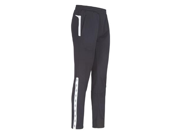 UMBRO UX Elite Pant Reg Jr Svart/Vit 140 Träningsbyxa junior normal passform 