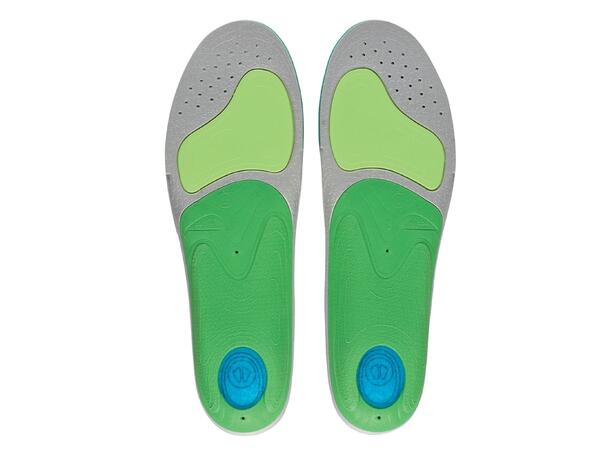SIDAS 3FEET RUN PROTECT MID Grön XS Formade iläggssulor medelhögt fotvalv 