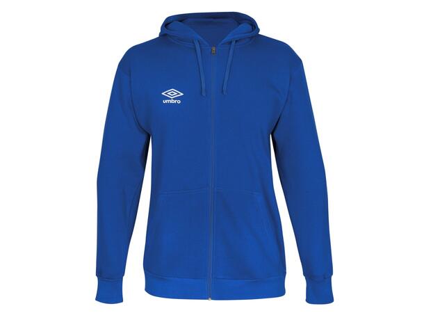 UMBRO Basic Hood Jacket Jr Blå 140 Luvtröja med dragkedja junior 