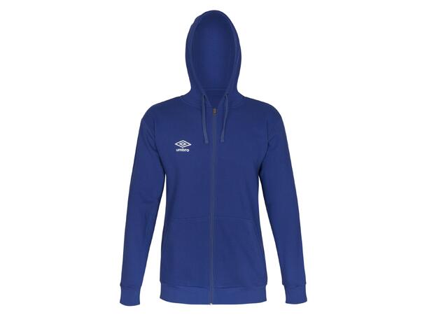 UMBRO Basic Hood Jacket Jr Blå 140 Luvtröja med dragkedja junior 